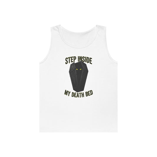 Color: White | Step Inside My Death Bed Tank Top