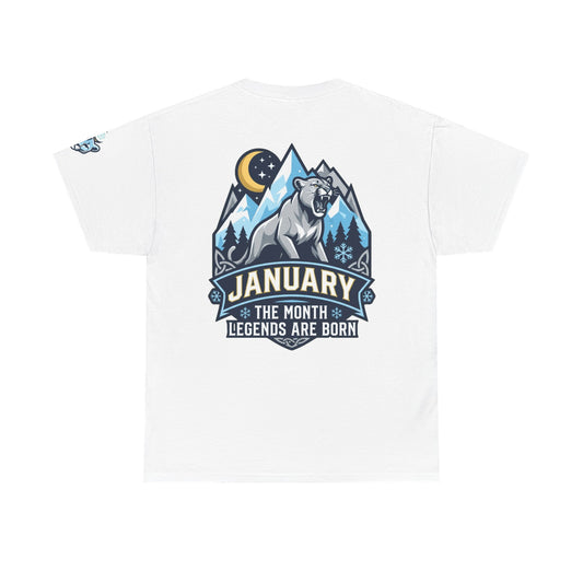 Color: White | January Legend Premium Graphic Tee