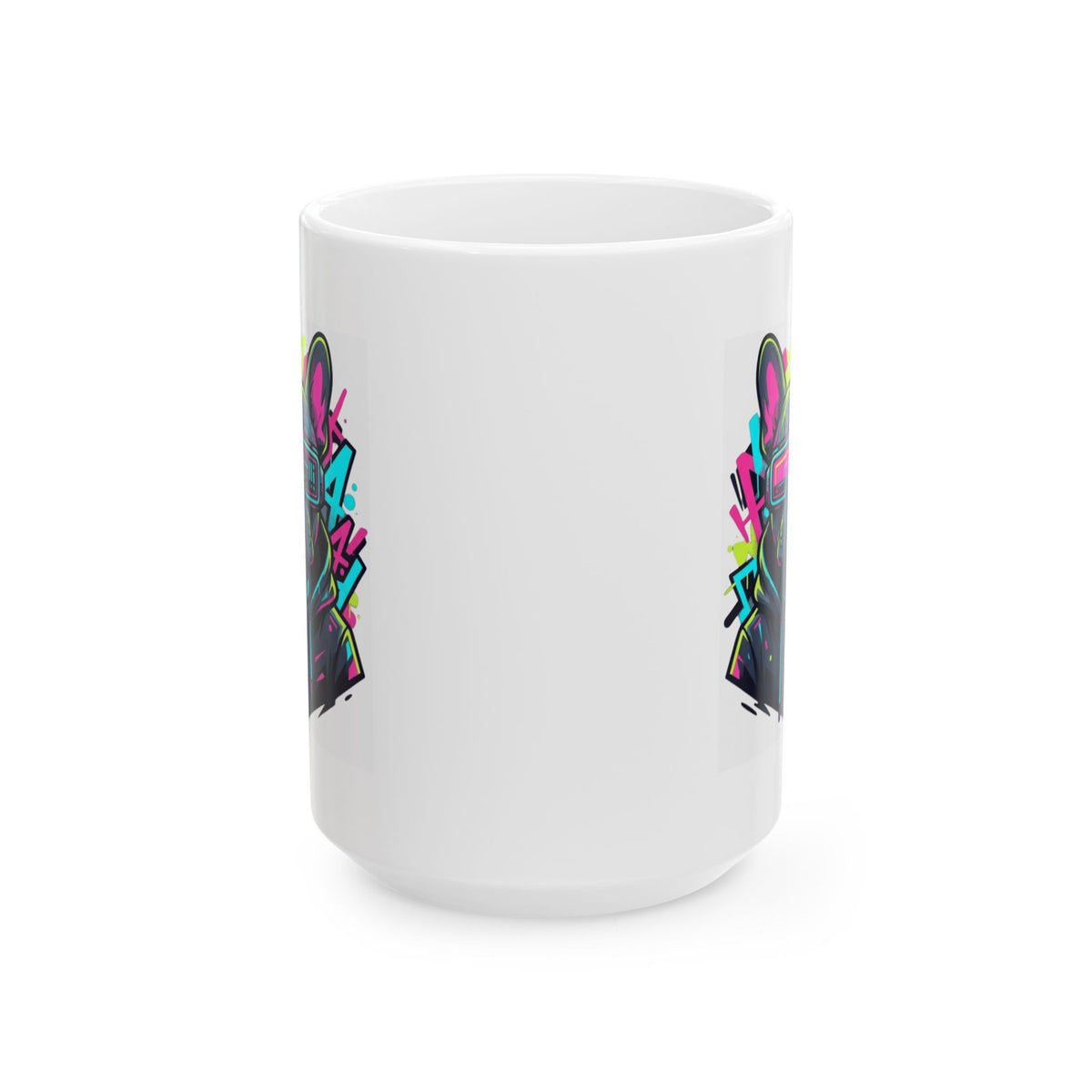 "Cool Pup" White Ceramic Mug