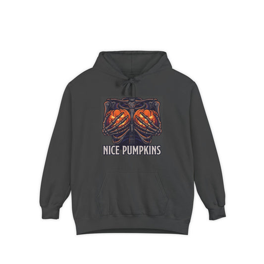 Color: Pepper | Nice Pumpkins Garment-Dyed Hoodie