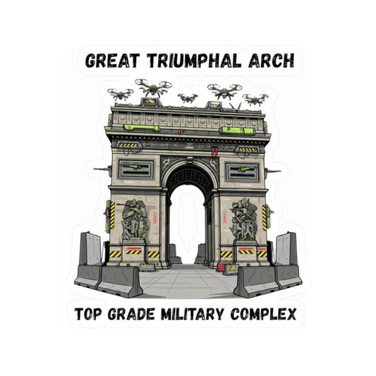 "Top Grade Military Complex" Sticker — Main