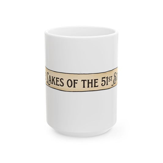 "51st State Great Lakes" White Ceramic Mug — Graphic