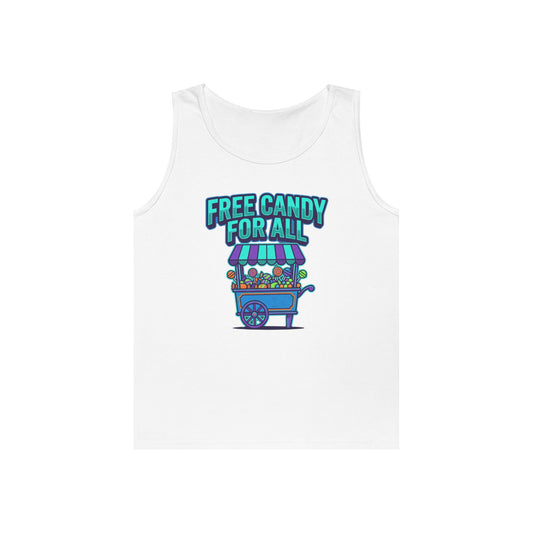 Color: White | Free Candy For All Tank Top