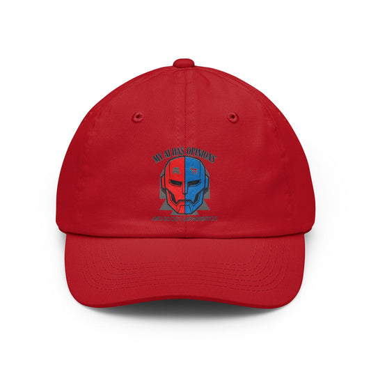 Color: Red | My AI Has Opinions Dad Hat