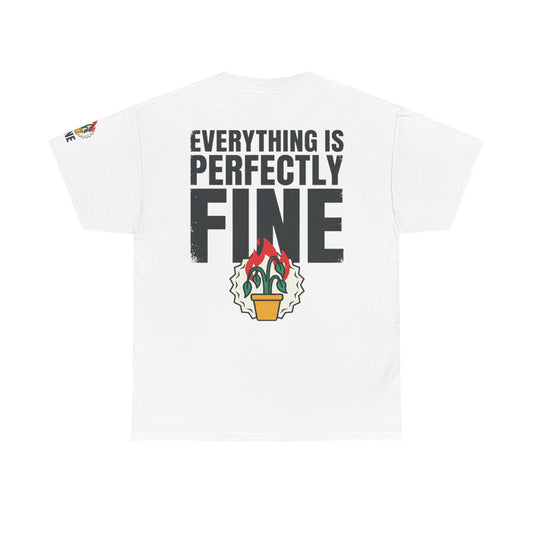 Color: White | Perfectly Fine Premium Graphic Tee