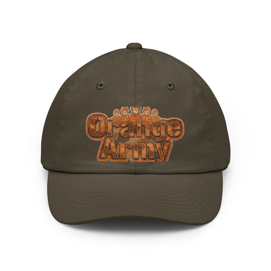 Color: Olive | Orange Army: My Squad, My Colors | Dad Hat — AttitudeShirts