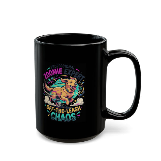 "Professional Zoomie Expert" Black Ceramic Mug