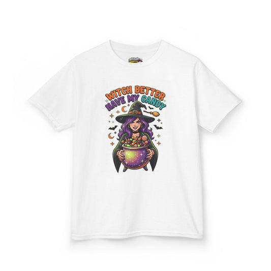 Color: White | Witch Better Have My Candy Kids Tee