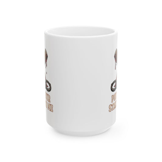 "Pound Your Stake In Me" White Ceramic Mug