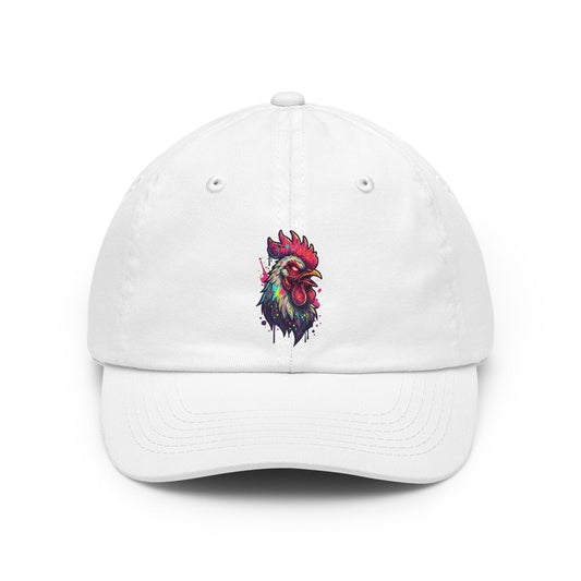 Color: White | Chickenshit Dad Hat