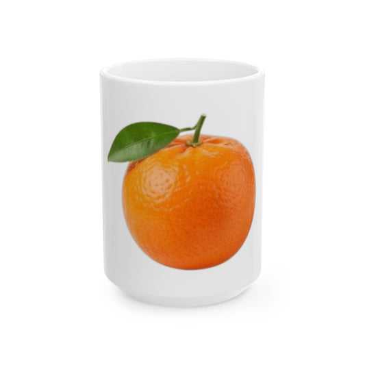 "Tangerine Vagina" White Ceramic Mug — Graphic