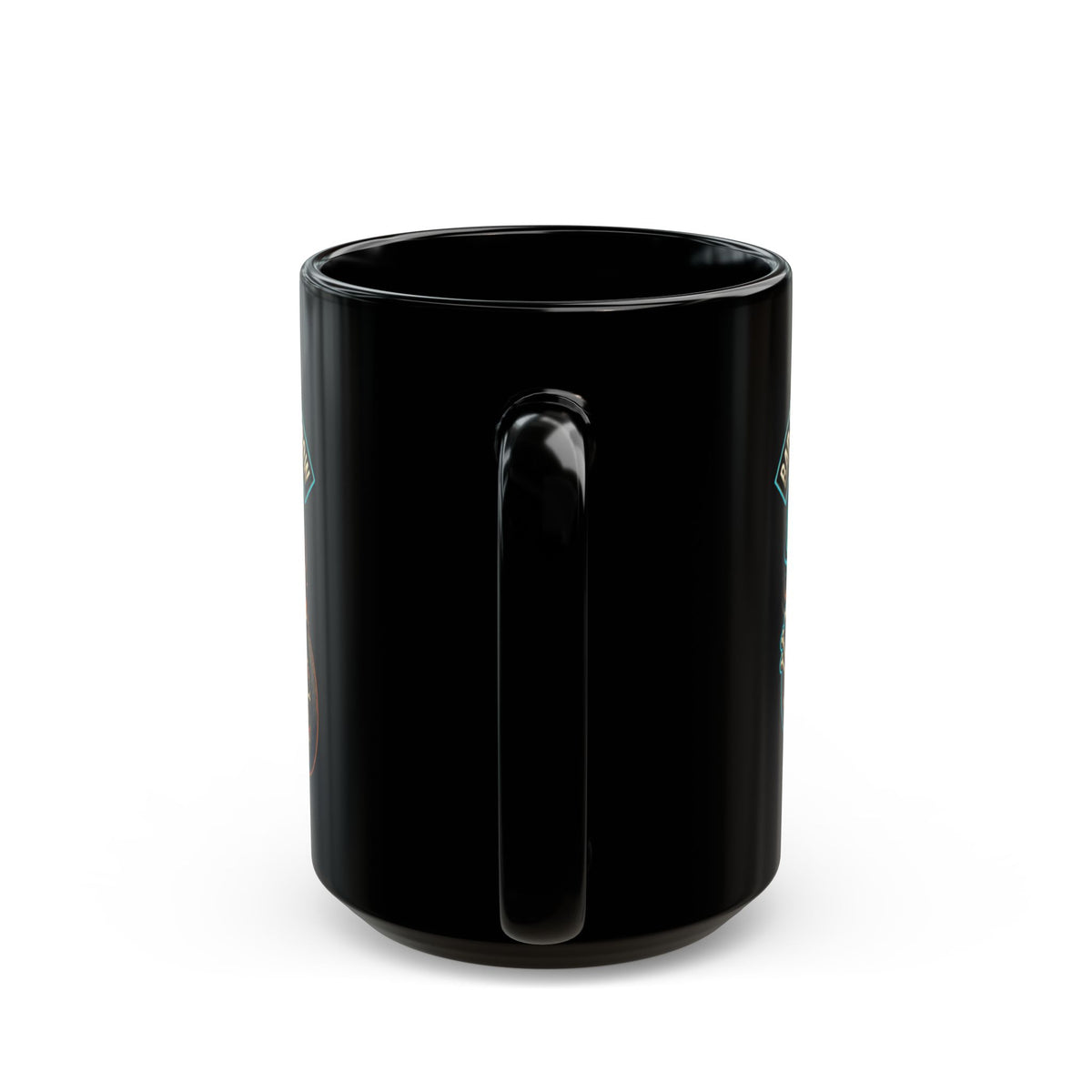 "Bad to the Bone Marrow" Black Ceramic Mug