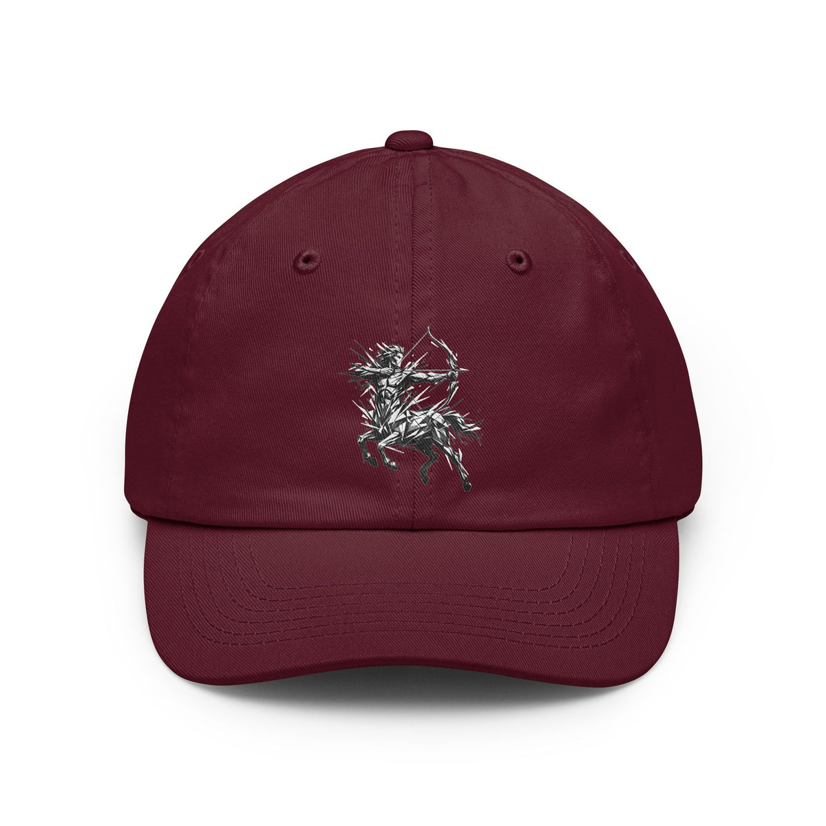 Color: Maroon | Sagittarius The Archer Centaur Dad Hat