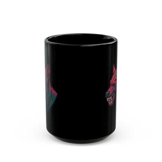 "Chupacabra (Puerto Rico-Latin America)" Black Ceramic Mug — Graphic