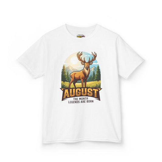 Color: White | August Legend Kids Tee