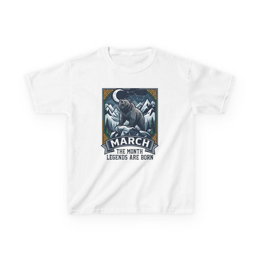 Color: White | March Legend Kids Tee