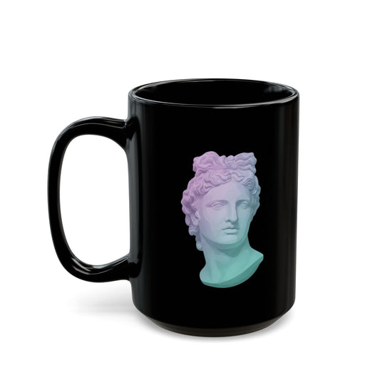 "Dreamscape" Black Ceramic Mug — Graphic