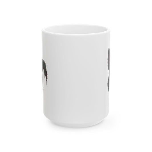 "Zombie Bunny" White Ceramic Mug — Graphic