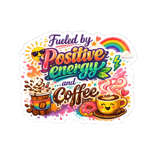 "Fueled by Coffee" Sticker — Main