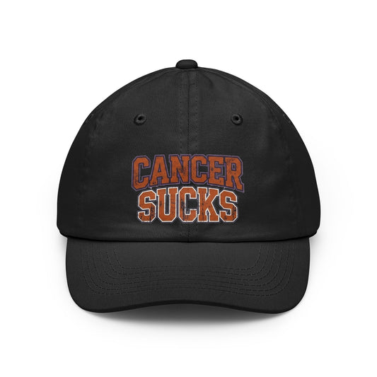 Color: Black | Yeah, Cancer Sucks | Dad Hat — AttitudeShirts