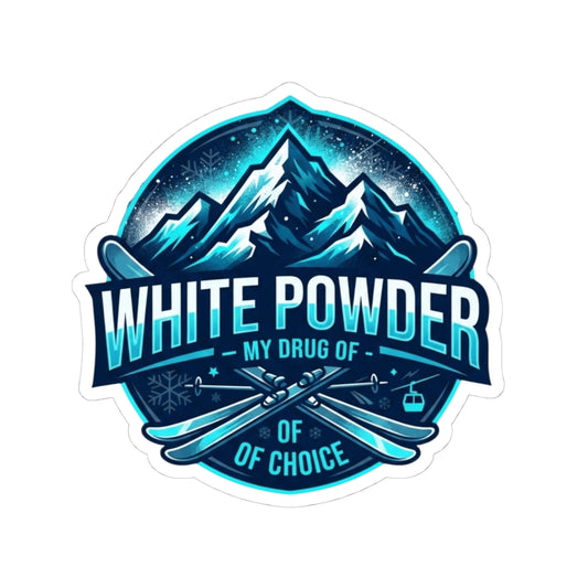 "Ski Drug of Choice" Sticker — Main
