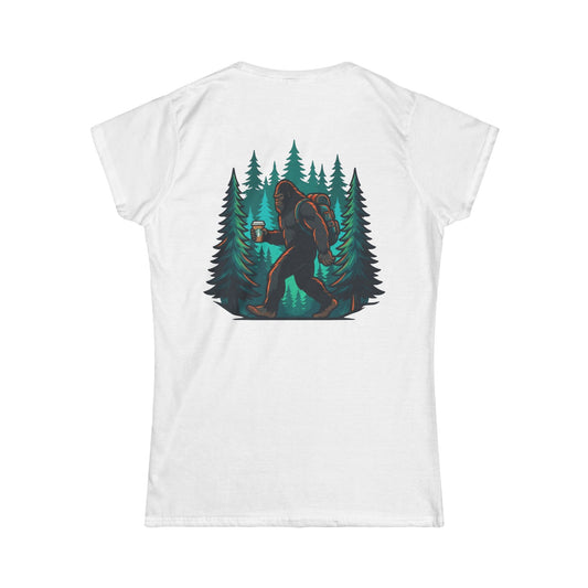 Color: White | Bigfoot-Sasquatch (North America) Women's Tee