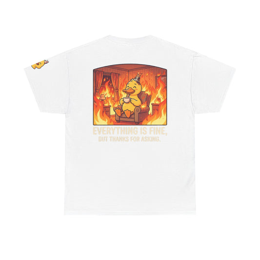 Color: White | Everything Is Okay Premium Graphic Tee