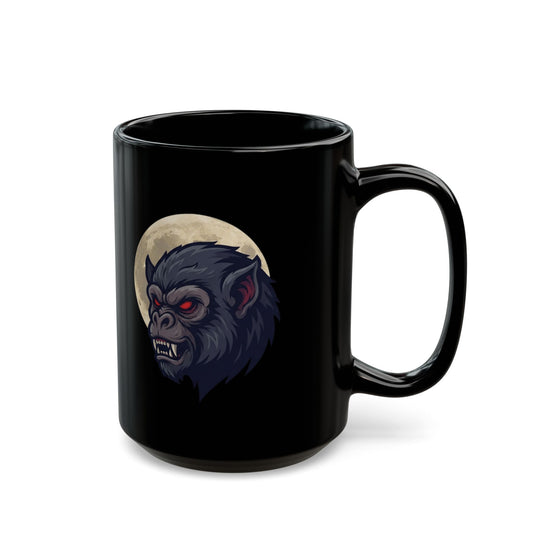 "Ahool (Javan Folklore)" Black Ceramic Mug — Graphic