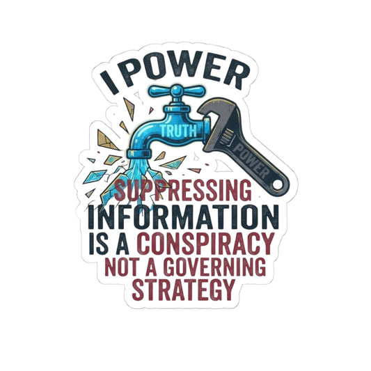"Protest Series - Let It Flow" Sticker — Main