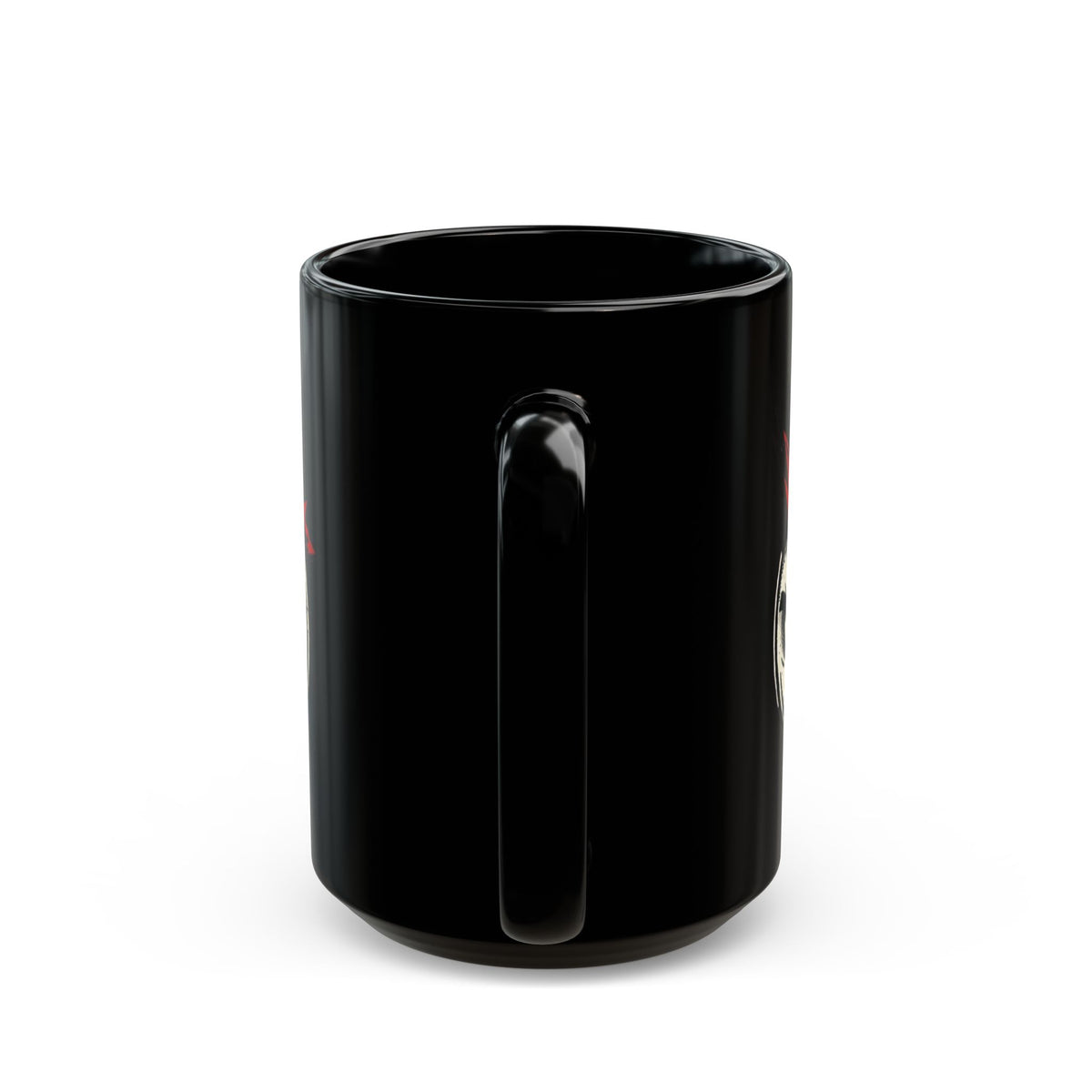 "Hazard" Black Ceramic Mug