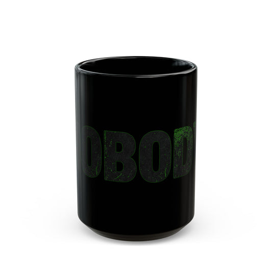 "Nobody Can Beat You At Being You" Black Ceramic Mug — Graphic