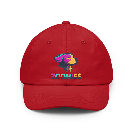 Color: Red | Professional Zoomie Expert Dad Hat — Graphic