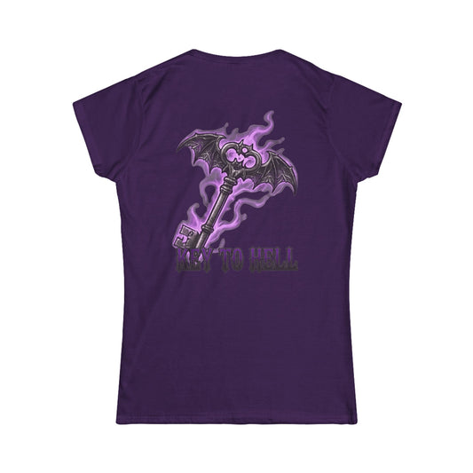 Color: Purple | Skeleton Key Women's Tee