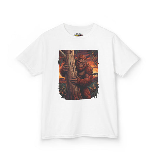 Color: White | Yowie (Australian Folklore) Kids Tee