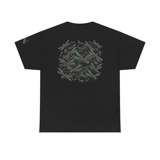 Color: Black | Dragonfly Swarm Premium Graphic Tee