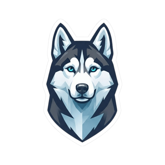"Siberian Husky Loyal & Free" Sticker
