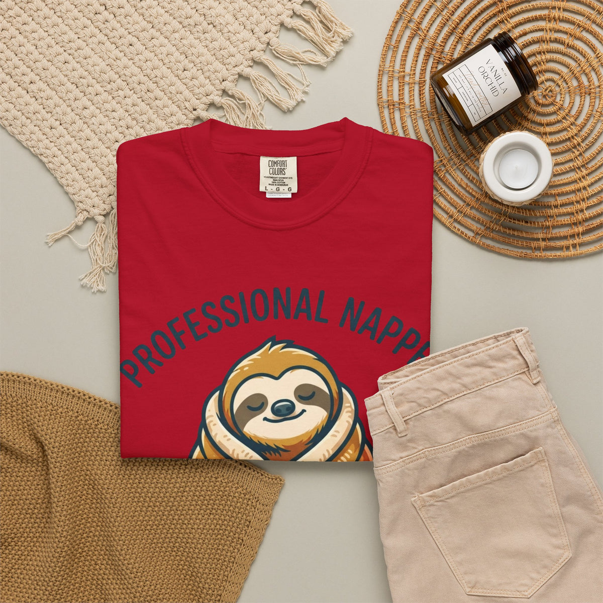 "Professional Napper" Unisex Garment-Dyed Tee
