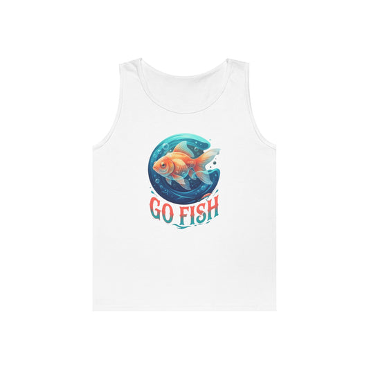 Color: White | Go Fish Tank Top
