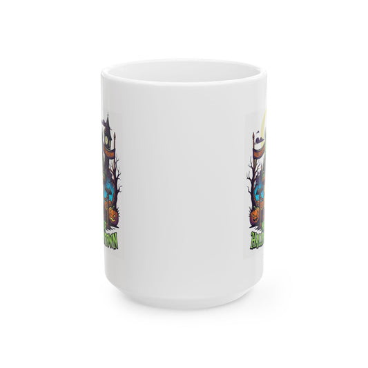 "Vote Monster For Mayor" White Ceramic Mug