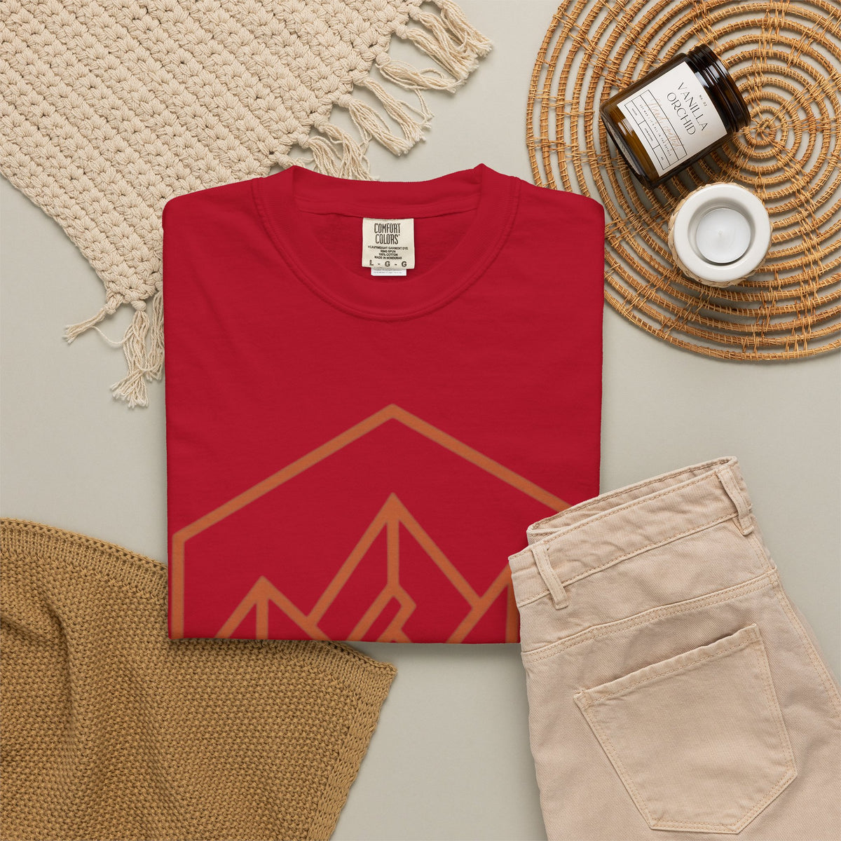 "Peaks" Unisex Garment-Dyed Tee