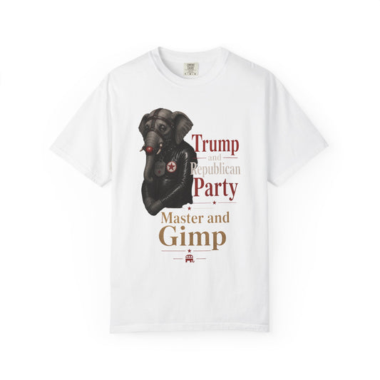 Color: White | Master and Gimp Unisex Garment-Dyed Tee