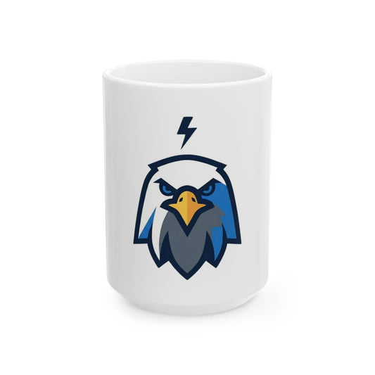 "April Legend" White Ceramic Mug — Graphic
