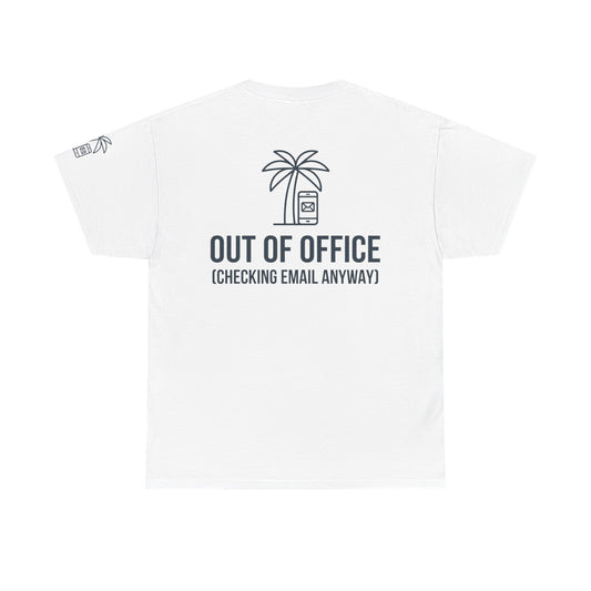 Color: White | Out of Office Premium Graphic Tee