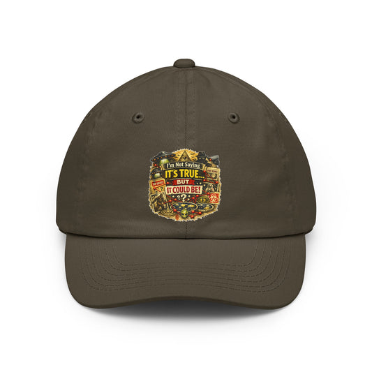 Color: Olive | Just Sayin' Plausible Deniability Tee | Dad Hat — AttitudeShirts