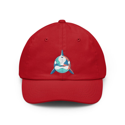 Color: Red | Orca Dad Hat — Graphic