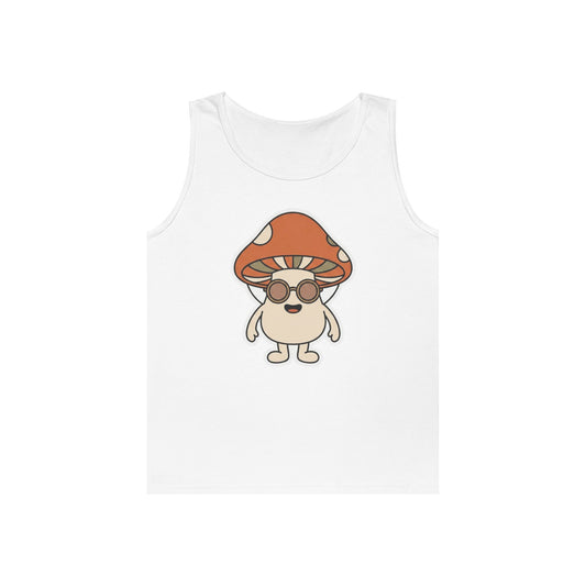 Color: White | Shroom Man Tank Top