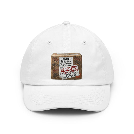 Color: White | Return to Sender: Cancer Edition | Dad Hat — AttitudeShirts