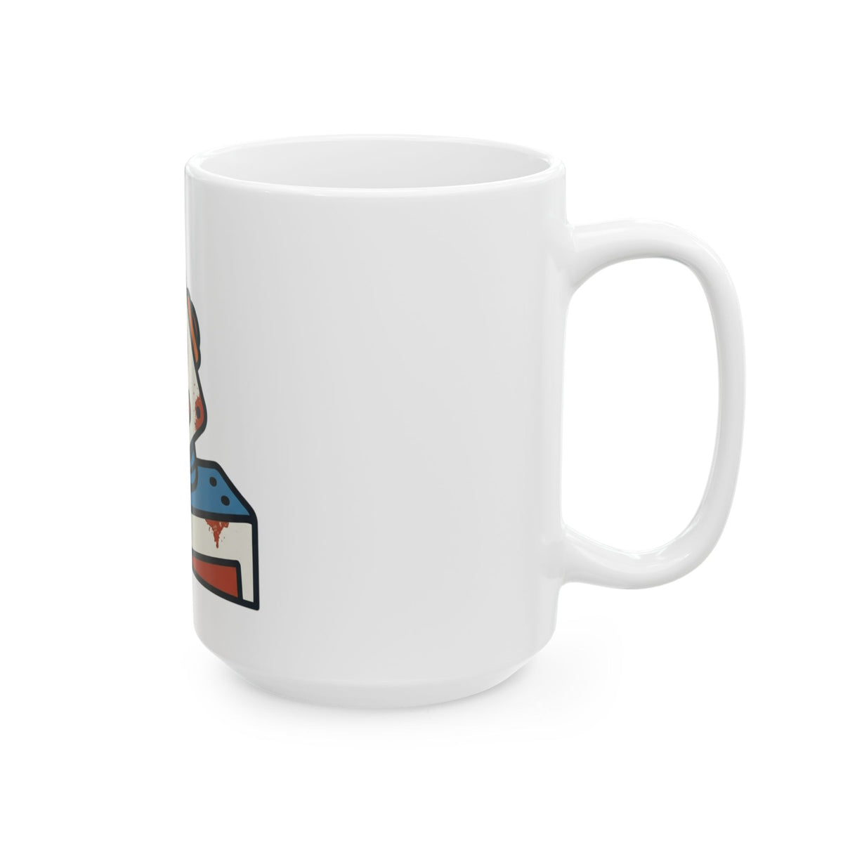 "Sex Machine" White Ceramic Mug — Graphic