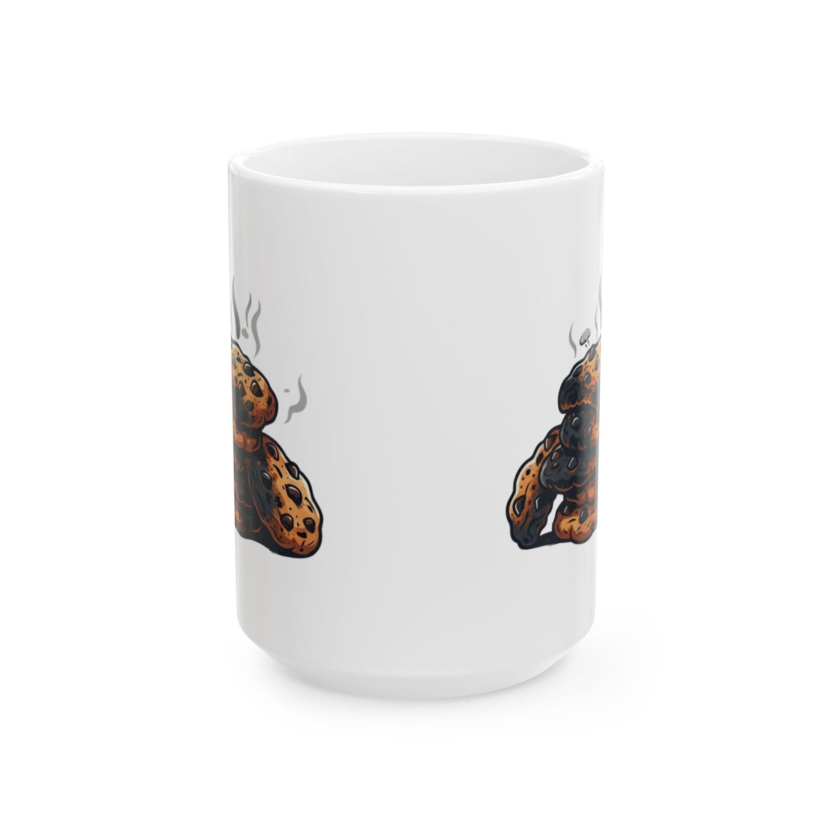 "Eat Drink And Be Grumpy" White Ceramic Mug — Graphic