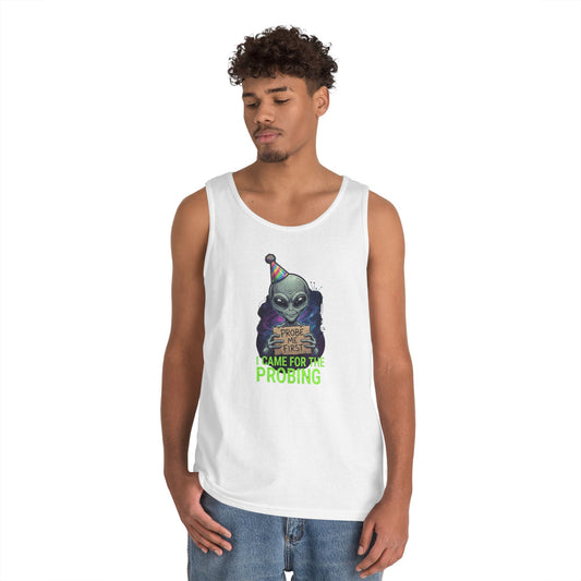 Color: White | I Came For the Probing Tank Top